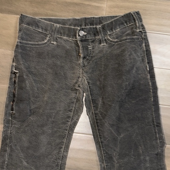 Neil Barrett Made in Italy Grey Wash Boot Cut Low Rise Button Fly Jeans - Picture 2 of 7